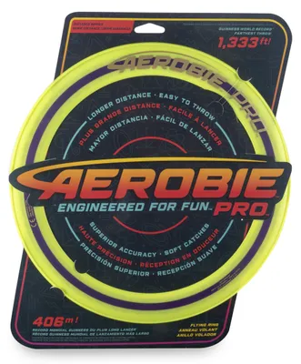Image de Spin Master Aerobie Pro Flying Ring Anneau à lancer diamètre 33 cm - jaune - Frisbee - garçon/fille - 12 année(s)