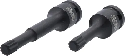 Zdjęcie produktu dla KS TOOLS 1/2" specjalny zestaw nasadek do bitów wielozębnych 2 szt. - 515.0595