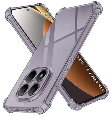 Zdjęcie produktu dla Techsuit Shockproof etui do Xiaomi Redmi Note 15 Pro 5G - dymno-czarne