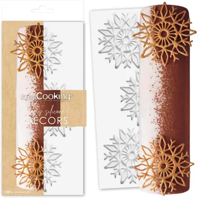 Obrázek produktu pro Silikonová podložka – design sněhové vločky – Scrapcooking