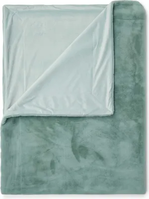 Produktbild von Essenza Furry plaid Farbe Surf green Größe 150x200