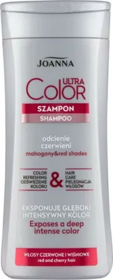 Zdjęcie produktu dla Joanna Ultra Color System Szampon do włosów czerwonych i wiśniowych 200ml
