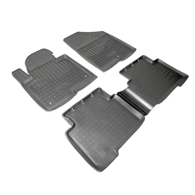 Immagine prodotto di 3D Gomma Tappetini Per Hyundai Santa Fe DM Bj 2012-2018 Misura Esatta + Bordo