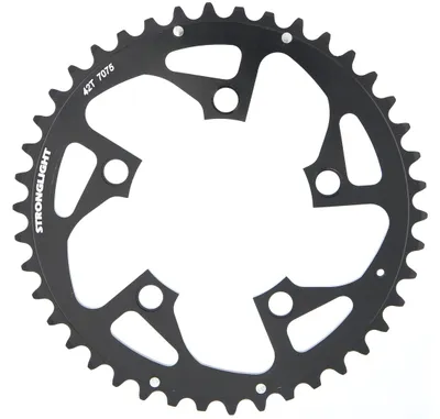 Produktbild von Stronglight Kettenblatt Schwarz Lochkr. 94Mm 42 Z. schwarz