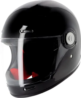 Image de Helstons Naked Full Face Brilliant Carbon Helm, noir, S (55/56)