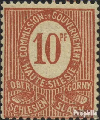 Produktbild von Briefmarken Oberschlesien 1920 Mi 4 gestempelt Ziffern