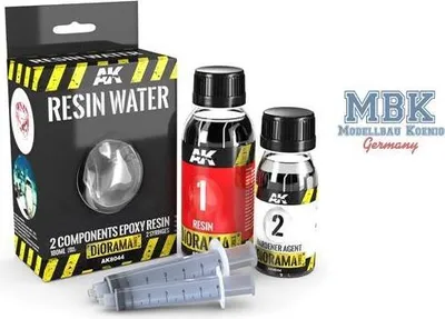 Immagine prodotto di Resina Acqua 2 Componenti Resina Epossidica 180ml