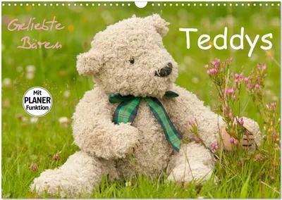 Produktbild von Geliebte Bären - Teddys (Wandkalender 2026 DIN A3 quer), CALVENDO Monatskalender
