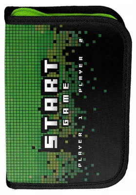 Produktbild von Paso PP23CR-P001BW Gaming Klapp-Federmäppchen ohne Inhalt