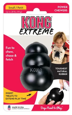 Produktbild von KONG Extreme, Hund, Schwarz, Gummi, Kauend, Abholen, Vereinigte Staaten