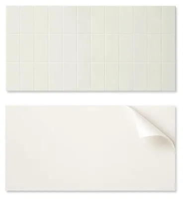 Produktbild von Dekorative Vinyl-Wandpaneele mit Aufdruck, 100 x 50 cm, rechteckige Fliesen im Rastermuster