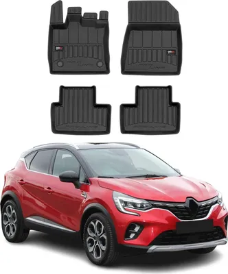 Obrázek produktu pro 2019-2025 Renault Captur podlahové rohože TPE černé 4 ks