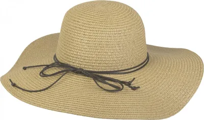 Produktbild von styleBREAKER Damen Strohhut mit schmalem Band und Schleife, Sonnenhut, Schlapphut, Sommerhut, Hut 04025012