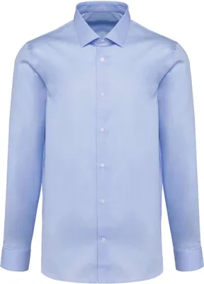 Produktbild von Kariban Premium Herren Hemd Slim Fit Business Freizeit Hochzeit Shirt, Größe:S, Farbe:Essential Blue