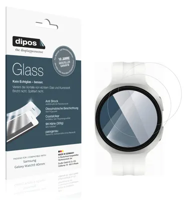 Image de 2x Protection écran pour Samsung Galaxy Watch9 40mm Verre souple Film Protecteur 9H dipos