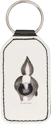 Produktbild von Mr. & Mrs. Panda schlüssel anhänger Stinktier Angriff - Weiß - Geschenk, Taschenanhänger, Schlüsselanhänger Mit Spruch, Raubtier, für, schlüsselbund, Skunk, Drohung