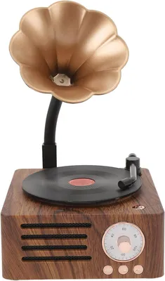 Produktbild von Retro Bluetooth Lautsprecher mit Grammophon Design