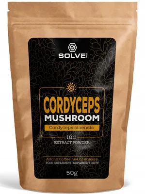 Productafbeelding van Solve Labs Cordyceps Sinensis paddenstoel, 50 gram