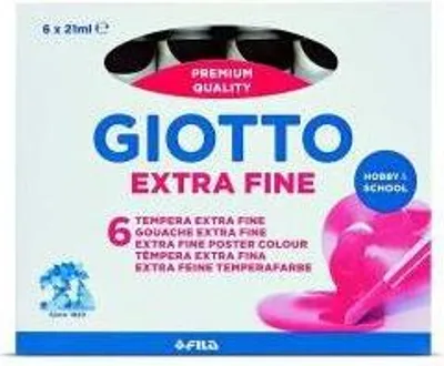 Image de Giotto 355024 peintures en détrempe 21 ml Tube Noir