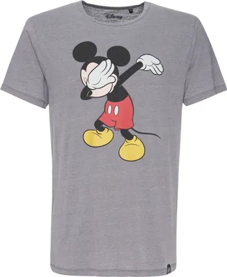 Produktbild von Recovered T-Shirt Disney Mickey Mouse Dabbing im zeitlosen Design Grey XXL
