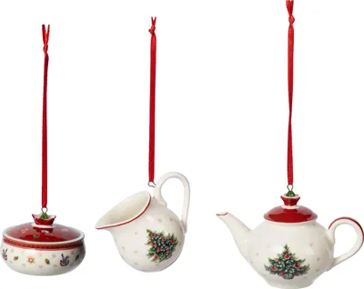 Image de Villeroy & Boch Ornamente, ensemble de 3 pièces "Toys Delight" : service à café. Motifs : service à café
