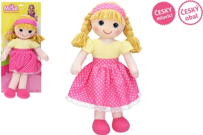 Produktbild von Singende Stoffpuppe Míša Růžičková 55 cm – Tschechische Verpackung, Fernsehwerbung