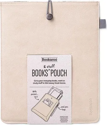 Obrázok produktu pre Bookaroo Books & Stuff - puzdro na knihy - krémová farba