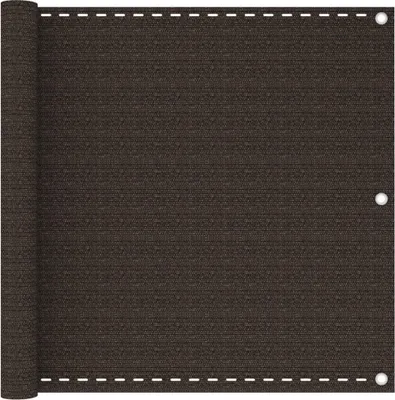 Obrázok produktu pre Balkónová zástena Brown 90x600 cm HDPE