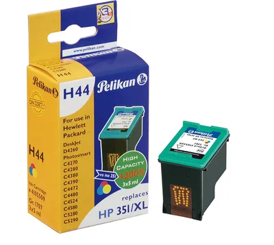 Produktbild von Pelikan H44, Cyan, Magenta, Gelb, Tinte auf Pigmentbasis, 1 Stück(e)