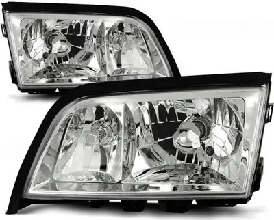 Produktbild von Scheinwerfer Klarglas passend für Mercedes C-Klasse W202 Bj. 93-00 Chrom
