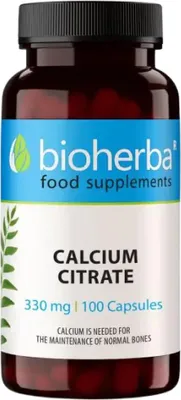 Obrázok produktu pre Citrát vápenatý 330 mg 100 kapsúl
