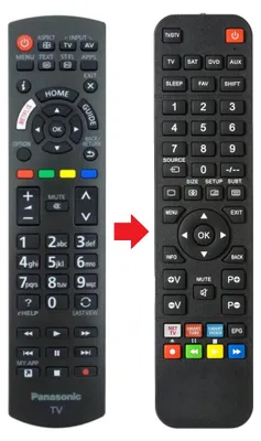 Produktbild von Fernbedienung geeignet für PANASONIC TX-40GXW704