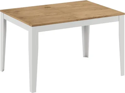 Produktbild von Groß - Ausziehbarer Tisch (130/290 x 80 cm) aus weißem Melamin