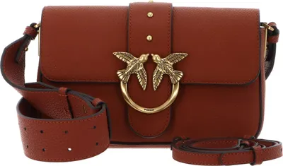 Produktbild von PINKO Umhängetasche Love One Mini Slouchy FL Marrone Aragona - Antique Gold terracotta