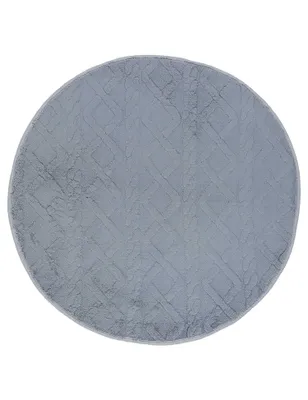 Image de Tapis de bain  3D gris foncé Ø 67 cm Multidecor
