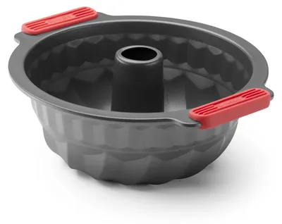 Image de Moule à gâteau Bundt en acier au carbone - antiadhésif, 30x34x12 cm, Lékué