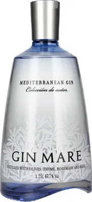 Produktbild von Gin Mare Mediterranean Gin 42,7% Vol. 1,75l