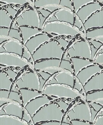 Immagine prodotto di Carta da parati Khroma by Masureel foglie verdi - 630665 - 53 cm x 10,05 m