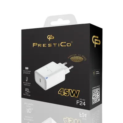 Produktbild von 45W Schnell Ladegerät USB-C Netzteil Adapter Stecker für Samsung Apple Handy