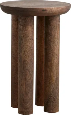 Produktbild von FURNLUX Beistelltisch Helin Braun 32cm / Hauptfarbe: Braun / Abmessungen: 32 x 32 x 49 cm