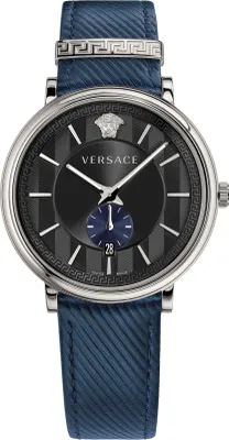 Produktbild von Versace Herren Uhr Armbanduhr V-Circle VEBQ01018 Leder