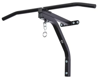 Immagine prodotto di Staffa di supporto per sacco da boxe con barra per trazioni 93x47x51 cm Nero