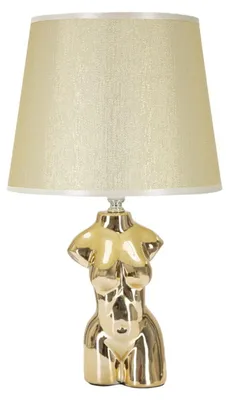 Image de Mauro Ferretti lampe de table Glam Frau E27 Ø 25x39.5 cm or