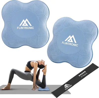 Productafbeelding van Yoga-kussenset, antislip, 20 x 20 cm, voor gewrichtsondersteuning