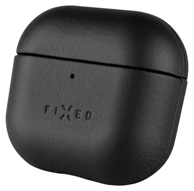 Obrázek produktu pro Kožené pouzdro FIXED PodsLeather pro Apple AirPods 4 – Černá