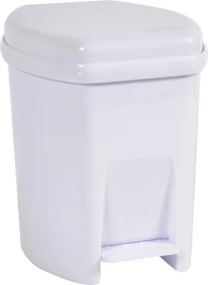 Produktbild von Plastikmülleimer 6 l Weiß
