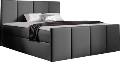 Produktbild von MIRJAN24 Boxspringbett Lars, Ehebett mit zwei Bettkästen, Doppelbett, Stilvoll Schlafzimmer (Zetta 305, Größe: 180x200 cm)