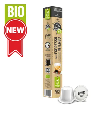 Produktbild von La Natura Lifestyle Kapseln ESPRESSO INTENSO Kaffee 10 Kaffeekapseln | La Natura Lifestyle Organic | biobasiert | Nespresso®*³ kompatibel