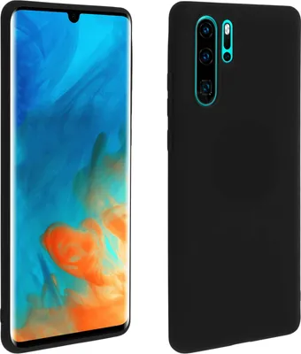 Immagine prodotto di Custodia in silicone (effetto morbido) per Huawei P30 Pro, colore nero