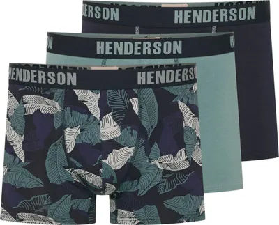 Zdjęcie produktu dla Bokserki męskie Henderson 3-pak - Wygodna bielizna z dłuższą nogawką, 93% bawełna, 7% Elasthan, wielokolorowe, oddychające, kolekcja wiosna/lato 2025, model 42630 XXL